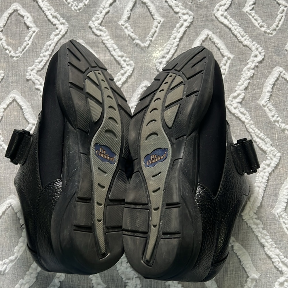 Dr. Comfort Brian X Depth 6910 Black Comfort Stretch Diabetic Orthotic Shoe 12W - Picture 3 of 4